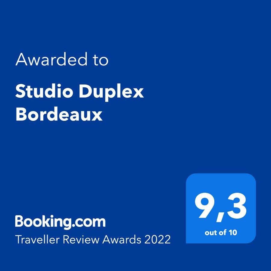 Studio En Duplex-Aircon-Terrasse-Parking-Calme Bordeaux Exterior foto
