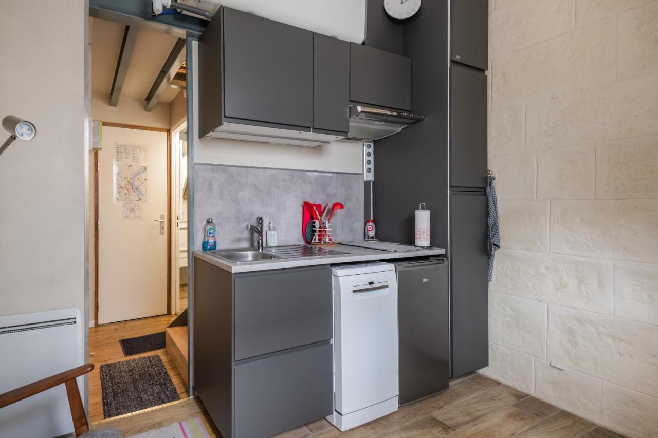 Studio En Duplex-Aircon-Terrasse-Parking-Calme Bordeaux Exterior foto