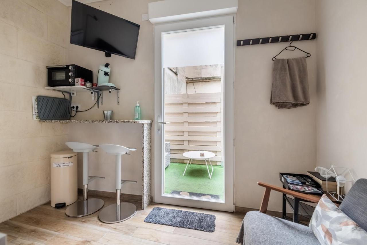 Studio En Duplex-Aircon-Terrasse-Parking-Calme Bordeaux Exterior foto